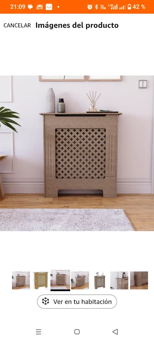 Copertura radiatore in legno