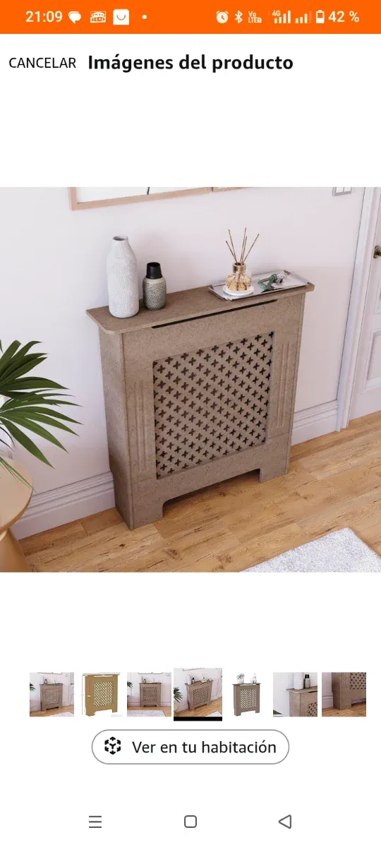 Copertura radiatore in legno