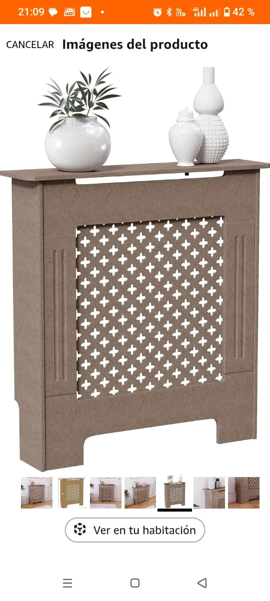 Copertura radiatore in legno