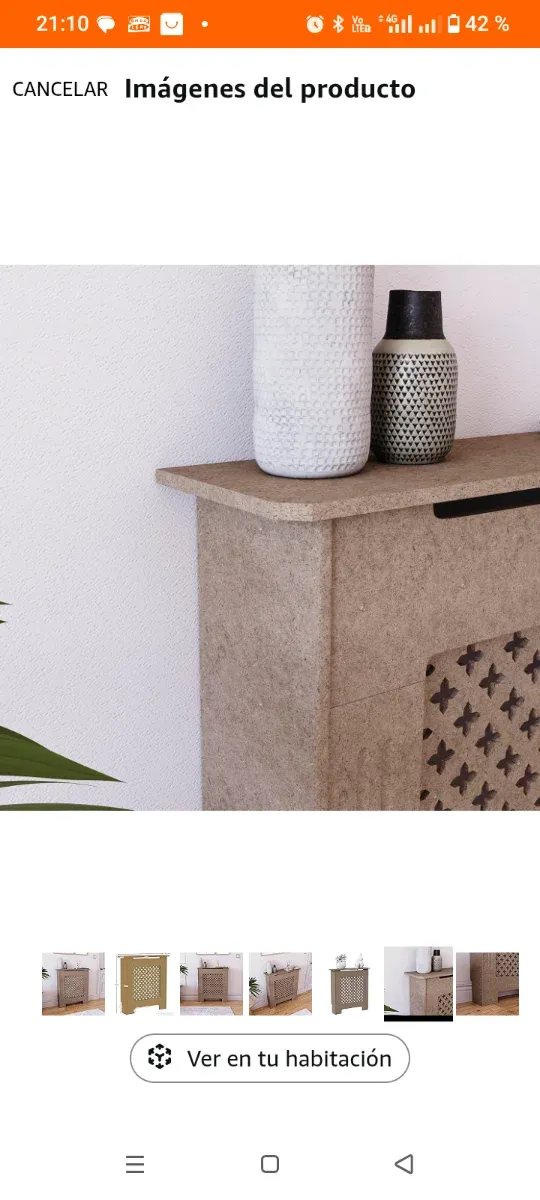 Copertura radiatore in legno