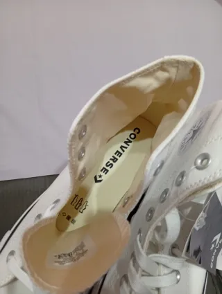 Zapatillas Converse altas blancas sin estrenar