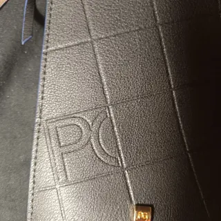 Bolso bandolera Purificación García negro y azul