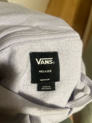 Sudadera Vans Gris Bordada