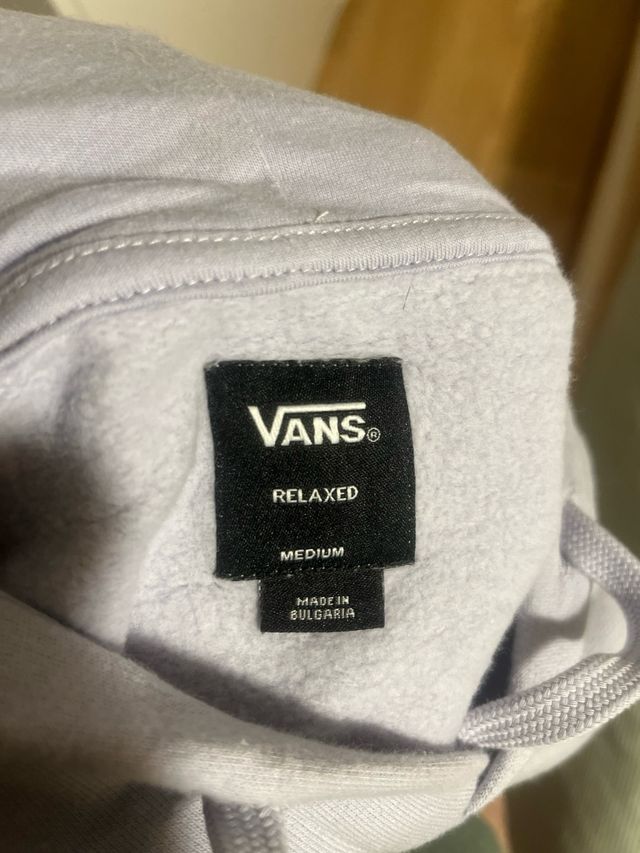 Sudadera Vans Gris Bordada