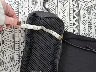 Bolso Bimba y Lola Negro de malla y piel