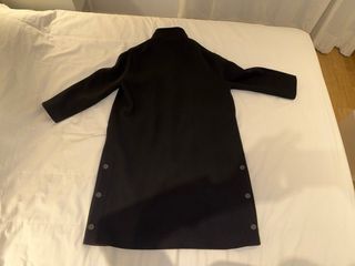 Abrigo Zara Oversize Talla S Negro