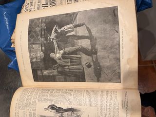 lote de revistas ilustradas victorianas vintage