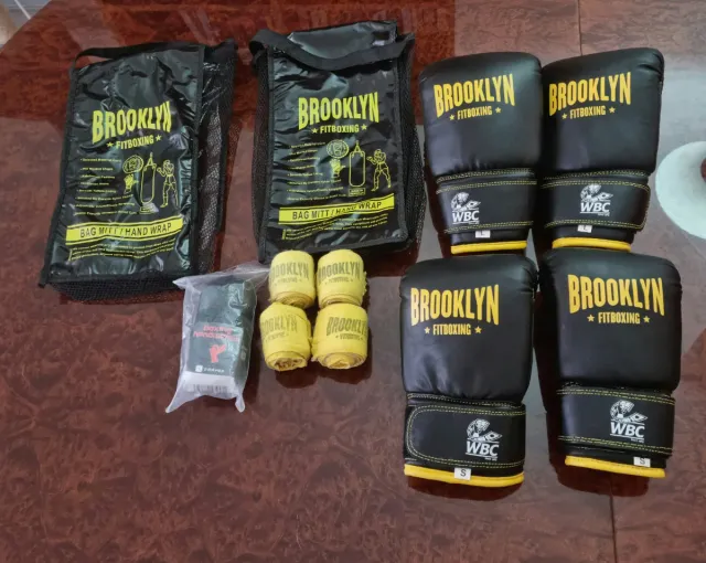 Luvas e Bandagens de Boxe Brooklyn Fitboxing