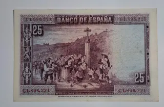 25 Pesetas 1928 Serie C189
