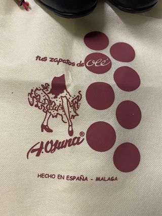 Zapatos Flamenco Piel española  Talla 40