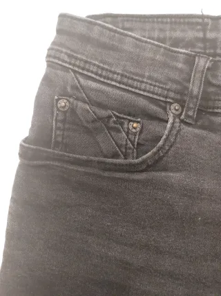 Pantalón corto vaquero Pull&Bear negro