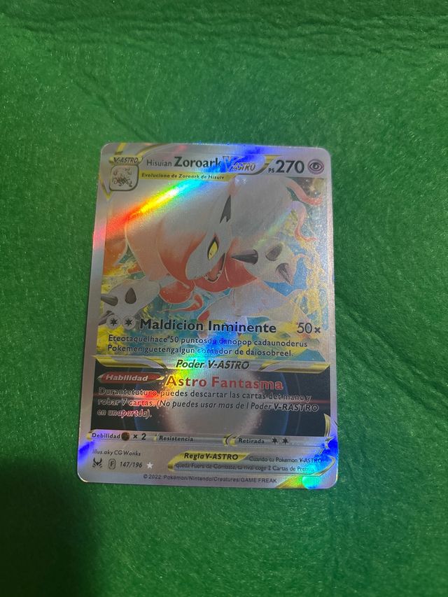 Carta Pokémon Zoroark Vastro 147/196