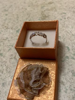 Anello cuori misura 18