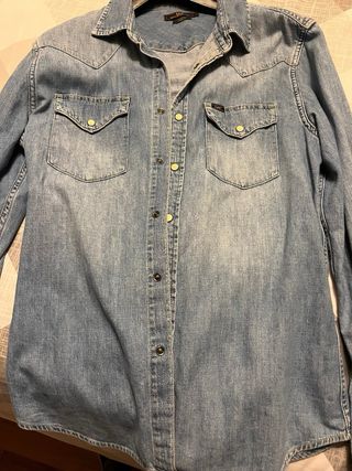Camicia Lee Uomo Denim Blu taglia M
