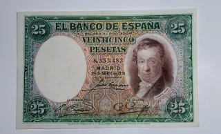 25 Pesetas 1931 Sin serie 8533