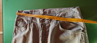 GANT Pantaloni Chip Slim Tapered Lino Cotone Azzur