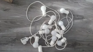 Cadena de luces LED blancas