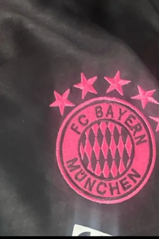 Chándal Bayern CF Adidas Negro Rosa