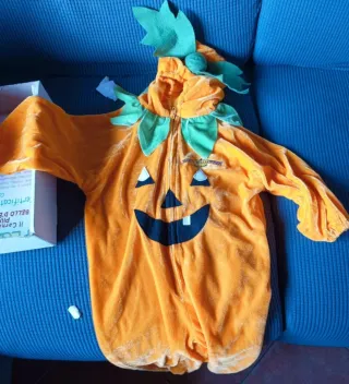 Vestito zucca bimbi Halloween