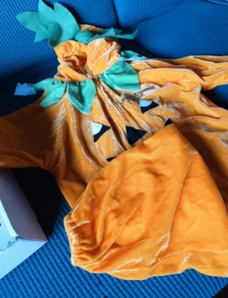 Vestito zucca bimbi Halloween
