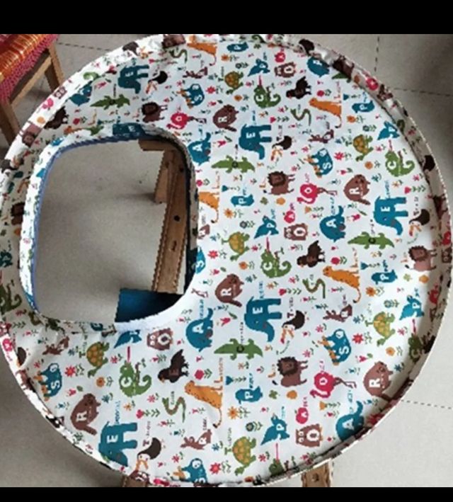 Funda para trona de bebé con estampado de animales