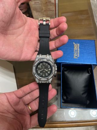Reloj Pintime Lujoso con Cristales