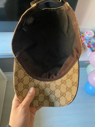 Gorra Gucci Original Marrón y Verde