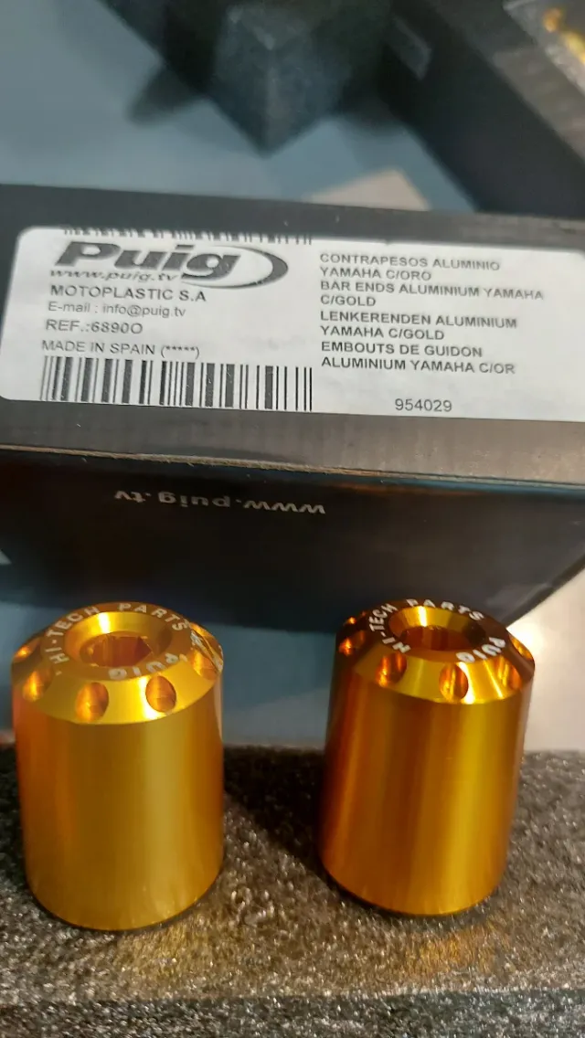 Contrapesos Puig Yamaha T-Max 530 Oro