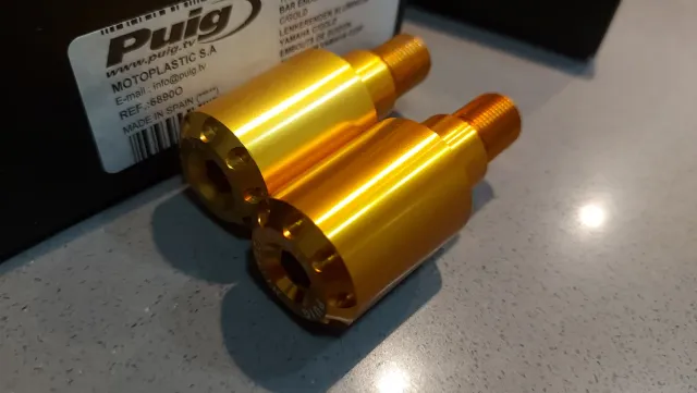 Contrapesos Puig Yamaha T-Max 530 Oro