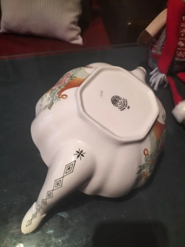 Tetera Cartuja nueva  Porcelana Blanca