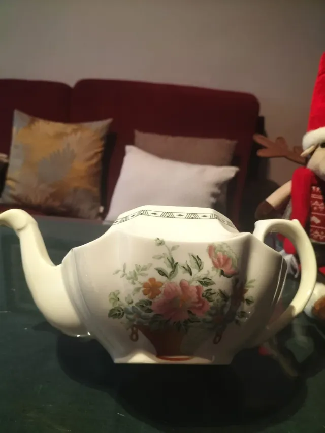 Tetera Cartuja nueva  Porcelana Blanca