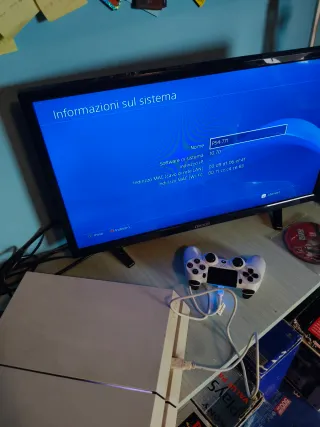 Ps4 Fat Bianca Completa di Giochi e Controller