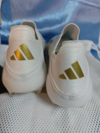 Adidas F50 Elite Laceless FG Oro Bianco