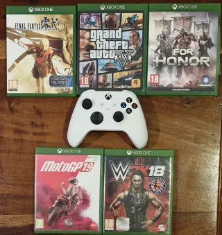 🇪🇦 Lote 5 juegos Xbox One + Mando Blanco