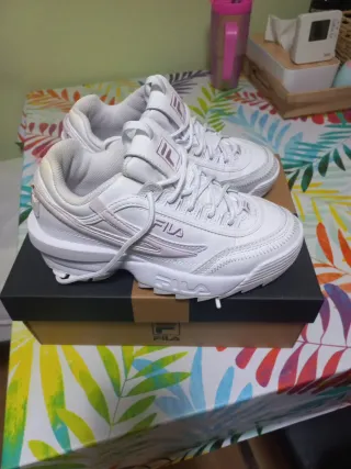 Zapatillas Fila Mujer Blancas