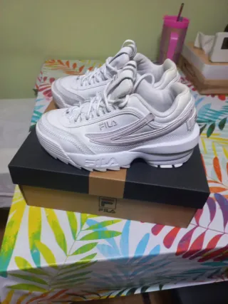 Zapatillas Fila Mujer Blancas