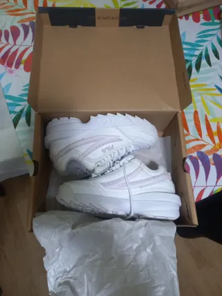 Zapatillas Fila Mujer Blancas