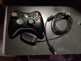 Mando Xbox 360 Inalámbrico + Cable Carga