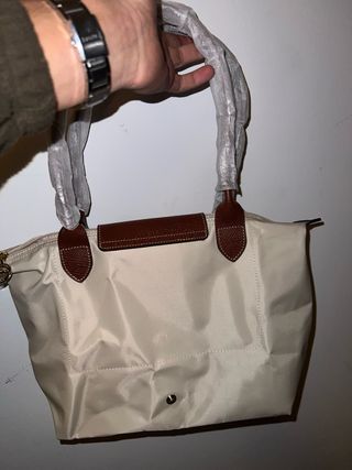 Bolso Longchamp Beige y Marrón