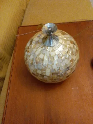 Lámpara de techo mosaico nacarado