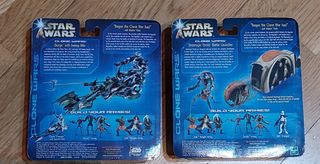 Star Wars Clone Wars Figuras Durge y Destroyer Dro
