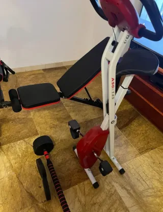 Bicicleta estática.