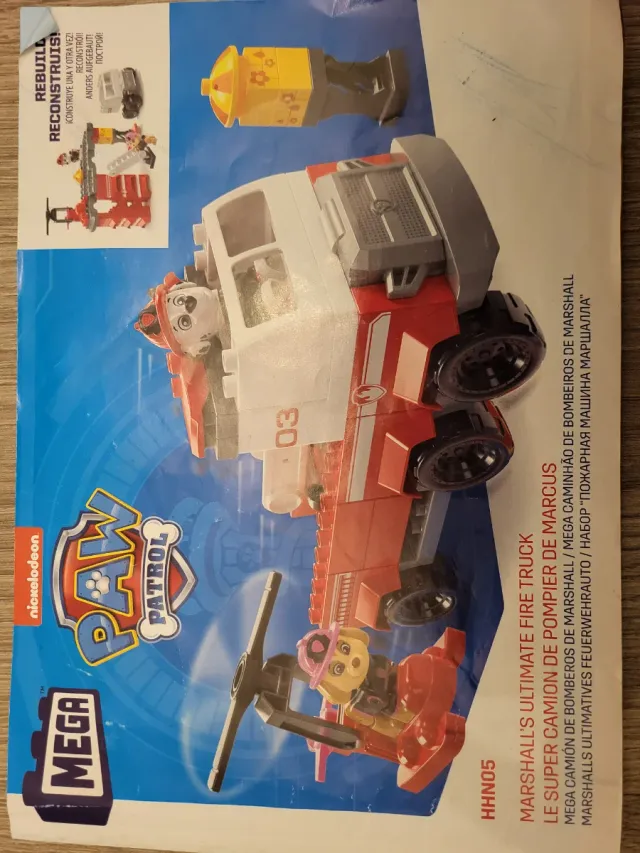 MegaCamión Bomberos Patrulla Canina Mega Bloks