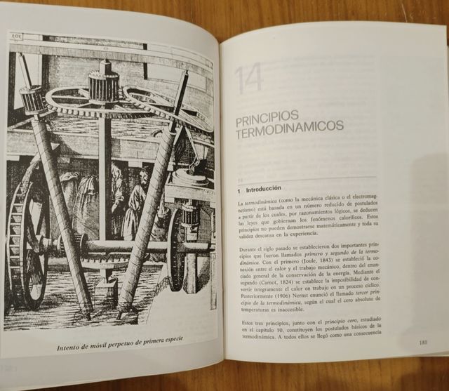 Libro antiguo escolar fisica