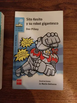 Lote 3 libros El Capitán Calzoncillos y el contraa