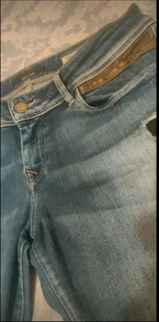 Vaqueros Push Up Salsa Azul Talla 38