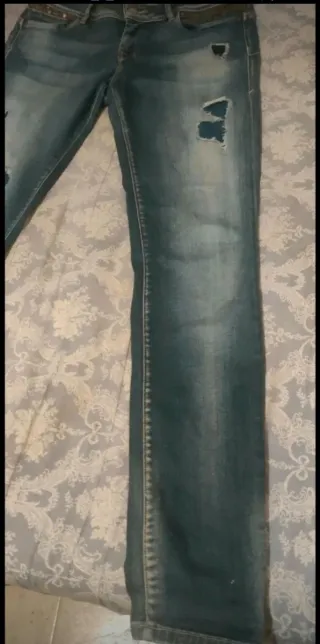 Vaqueros Push Up Salsa Azul Talla 38