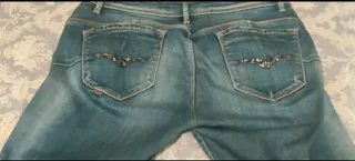 Vaqueros Push Up Salsa Azul Talla 38