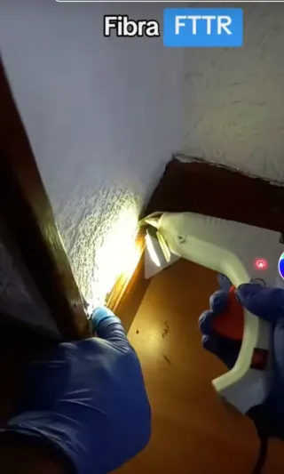 Instalación Fibra FTTR Interior