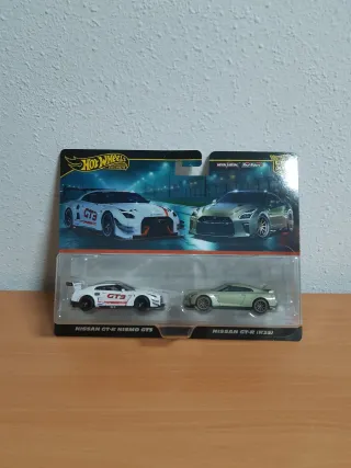 Hot Wheels Nissan GT-R Nismo GT3 y R35
